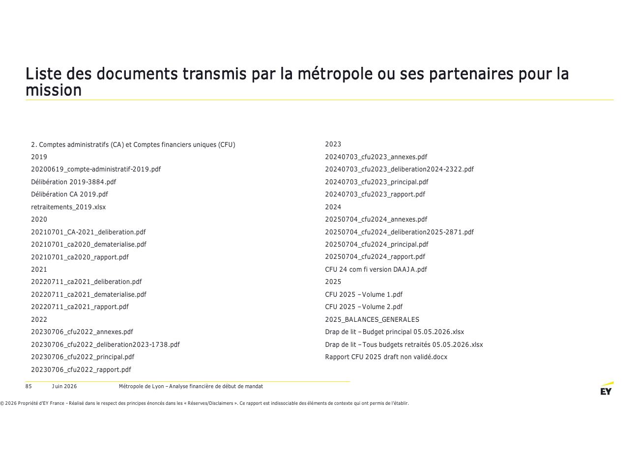 Page 85 du rapport EY